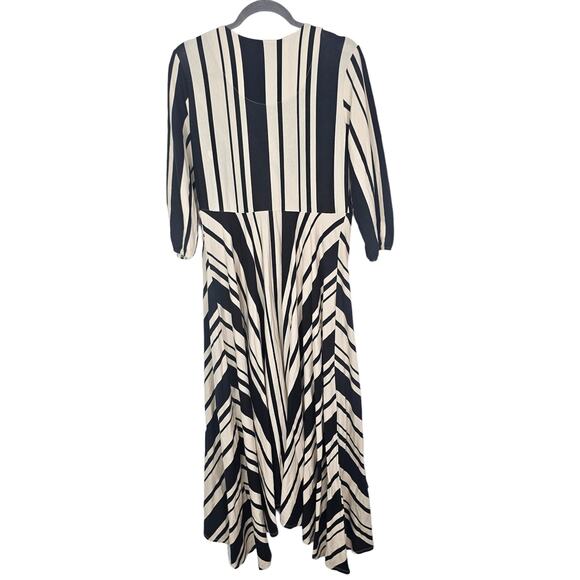 Soft Surroundings Dress Maxi Dress Chanson De Le Fontaine Faux Wrap Dress M - Picture 10 of 10